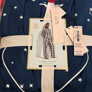 Victoria's Secret Pajama Set - Navy Star Pattern